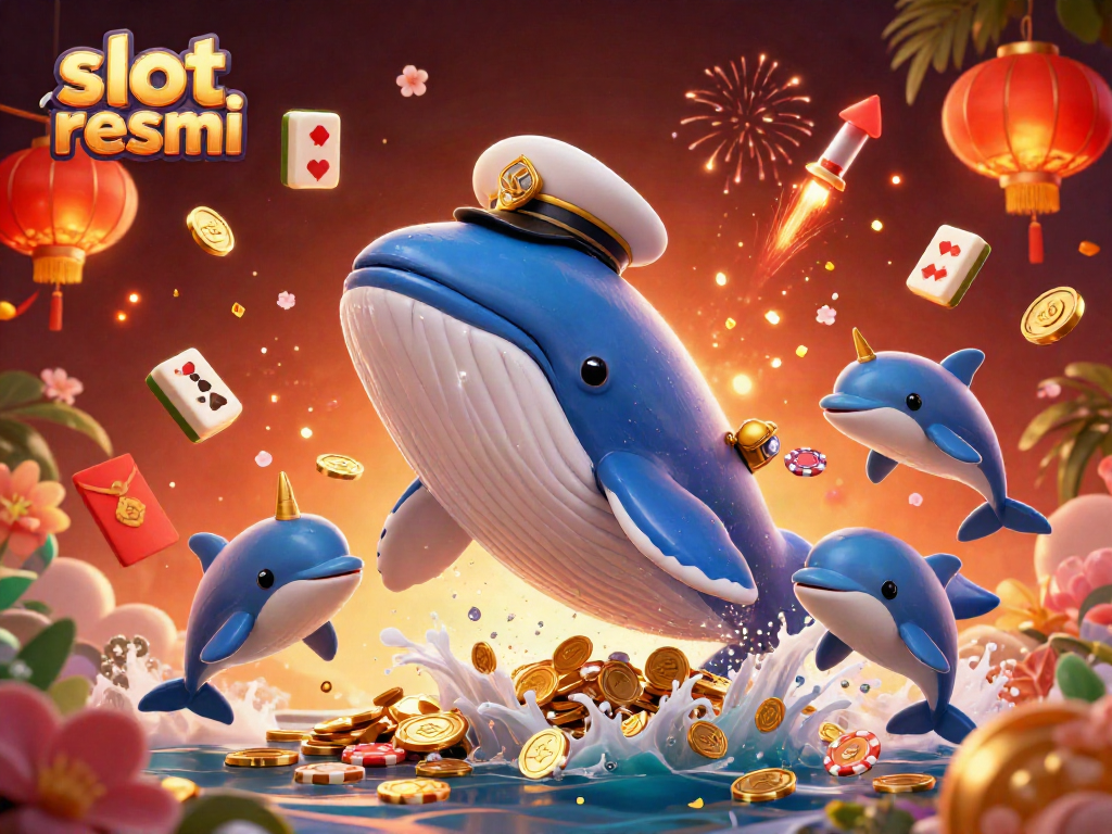 Experience the thrill of slot resmi with exciting gaming elements and characters in a vibrant scene.